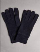 Marks & Spencer Pure Cashmere Gloves Navy