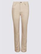 Marks & Spencer Straight Leg Roma Rise Jeans Light Mole