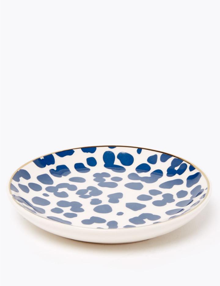 Marks & Spencer Leopard Print Jewellery Tray Navy Mix