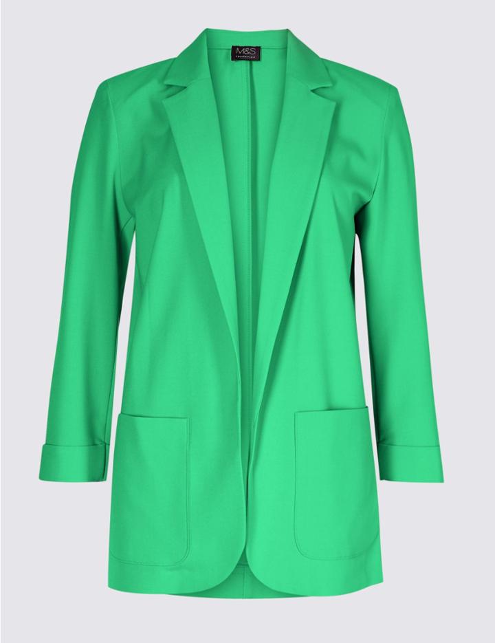 Marks & Spencer Patch Pocket Blazer Green