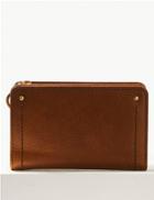 Marks & Spencer Leather Foldout Purse Tan