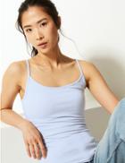 Marks & Spencer Fitted Camisole Top Pale Blue