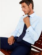 Marks & Spencer Tailored Fit Twill Easy To Iron Shirt Sky Blue