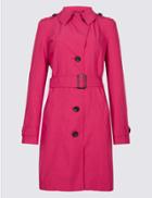 Marks & Spencer Trench Coat With Stormwear&trade; Very Pink