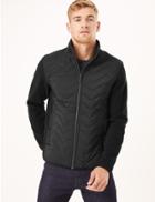 Marks & Spencer Fleece Quilted Jacket Black