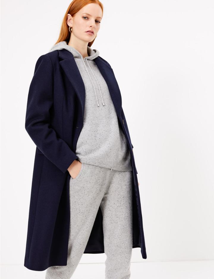 Marks & Spencer Cashmere Relaxed Fit Hoodie
