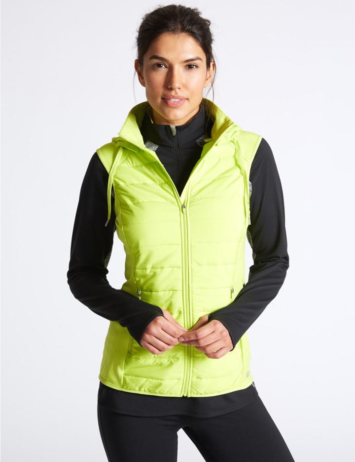 Marks & Spencer Padded Gilet Neon Green