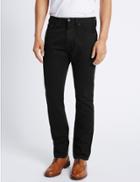 Marks & Spencer Slim Fit Selvidge Jeans Black
