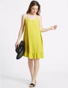 Marks & Spencer Woven Vest Dress Citrus