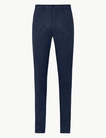 Marks & Spencer Skinny Fit Cotton Rich Chinos Indigo