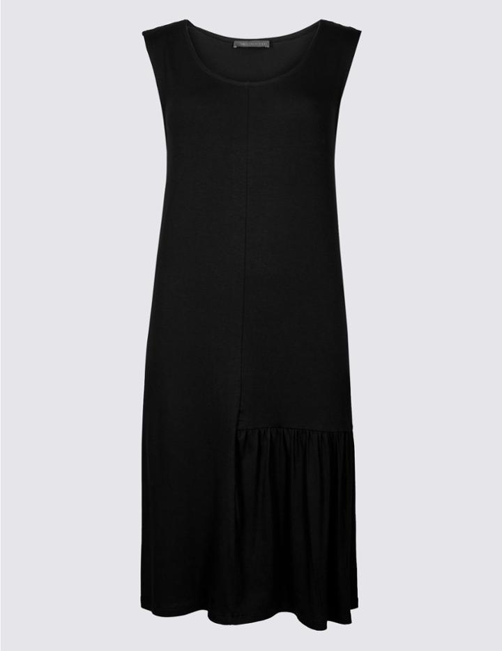 Marks & Spencer Pleat Beach Dress Black