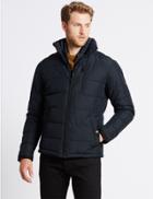 Marks & Spencer Padded Jacket With With Stormwear&trade; Navy