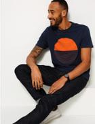 Marks & Spencer Pure Cotton Printed T-shirt Rich Blue