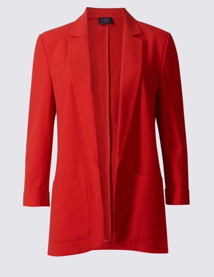 Marks & Spencer Patch Pocket Jacket Bright Red