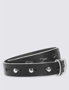 Marks & Spencer Faux Leather Waist Belt Black/white