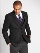 Marks & Spencer 2 Button Barleycorn Jacket Charcoal