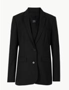 Marks & Spencer Oversized Long Sleeve Blazer Black