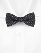 Marks & Spencer Spotted Textured Bow Tie Grey