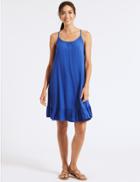 Marks & Spencer Woven Beach Dress Blue