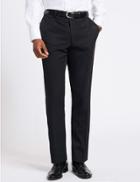 Marks & Spencer Navy Tailored Fit Trousers