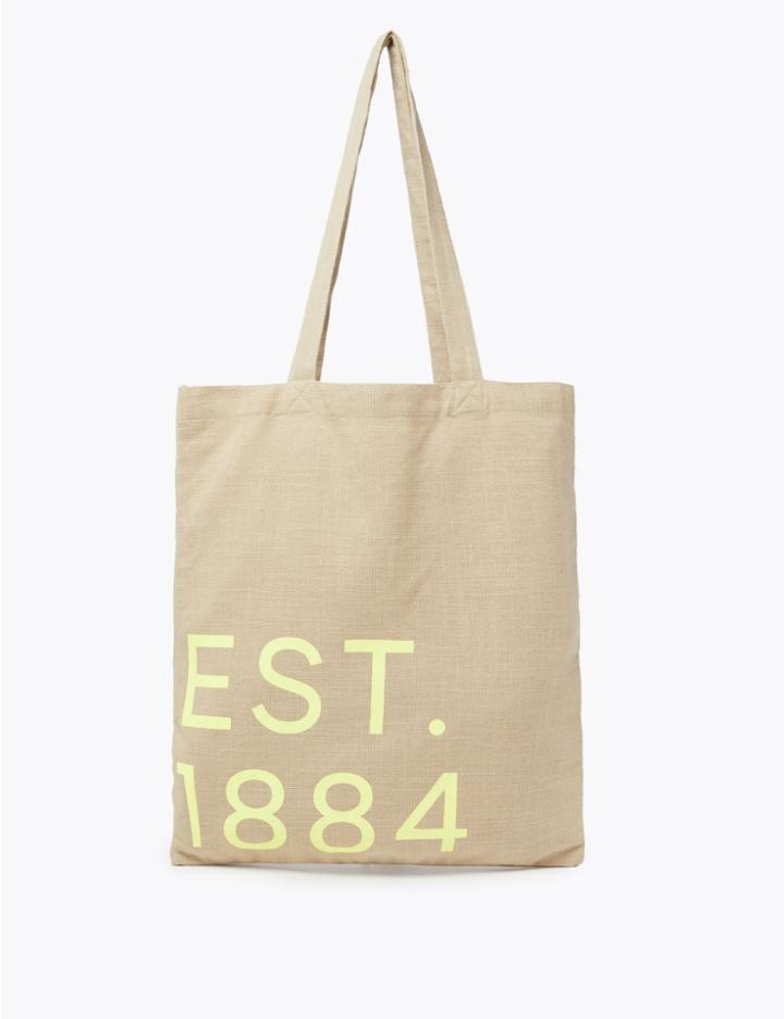 Marks & Spencer Pure Cotton Canvas Shopper Bag Ecru