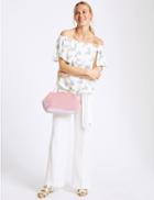 Marks & Spencer Frame Clutch Bag Pale Pink