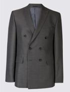Marks & Spencer Grey Tailored Fit Jacket Grey