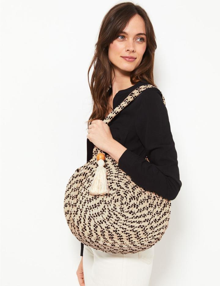 Marks & Spencer Fabric Circle Tote Bag Ecru Mix