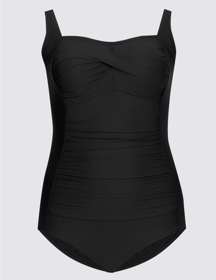 Marks & Spencer Plus Secret Slimming&trade; Bandeau Swimsuit Black