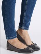 Marks & Spencer Bow Pumps With Insolia Flex&reg; Navy