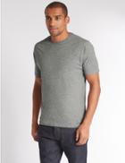 Marks & Spencer Pure Cotton Slim Fit T-shirt With Staynew&trade; Grey Marl