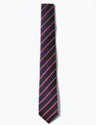 Marks & Spencer Pure Silk Striped Tie Yellow Mix
