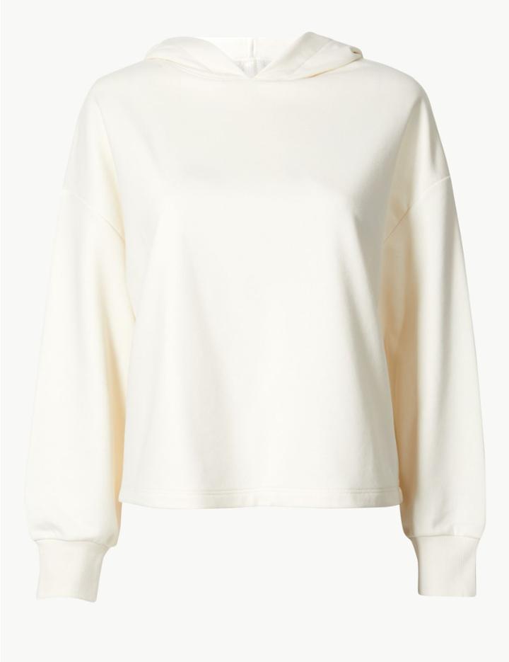 Marks & Spencer Long Sleeve Sweatshirt Cream