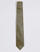 Marks & Spencer Mini Geometric Tie & Cufflink Set Gold Mix
