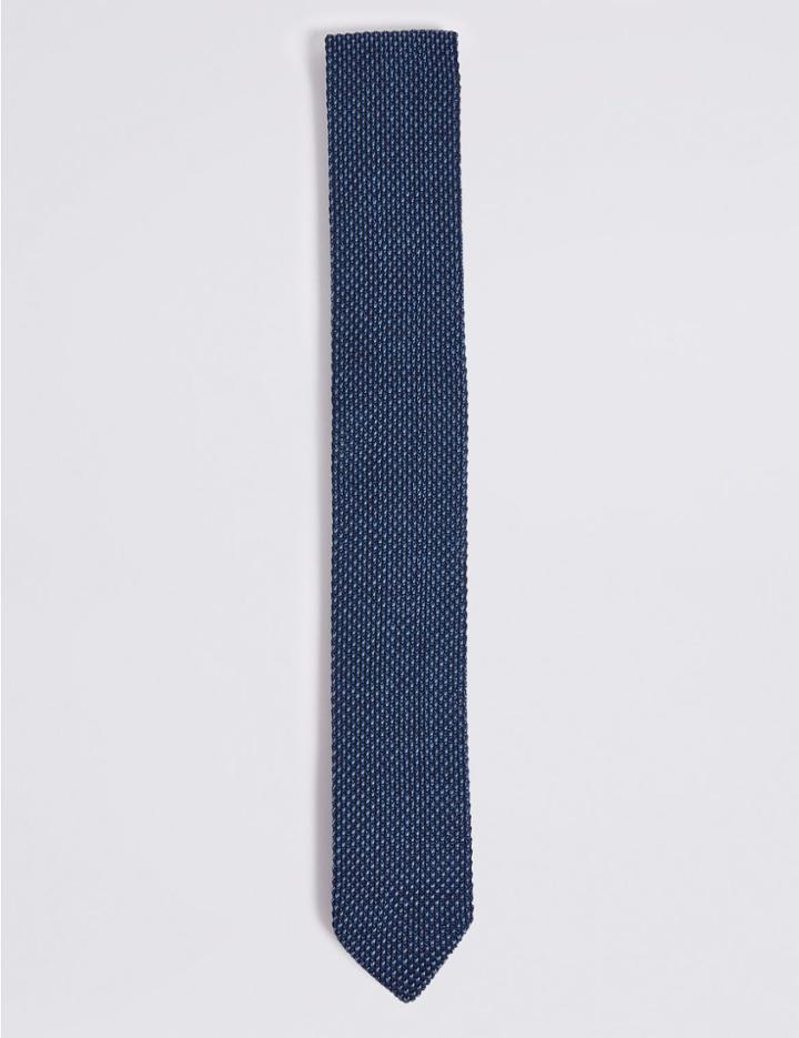 Marks & Spencer Knitted Tie Denim