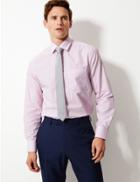 Marks & Spencer 2 Pack Cotton Blend Tailored Fit Shirts
