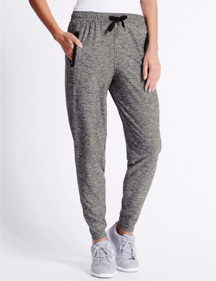 Marks & Spencer Supersoft Joggers Grey Marl