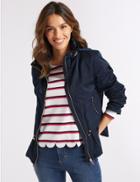 Marks & Spencer Drawstring Waist Anorak Jacket With Stormwear&trade; Navy