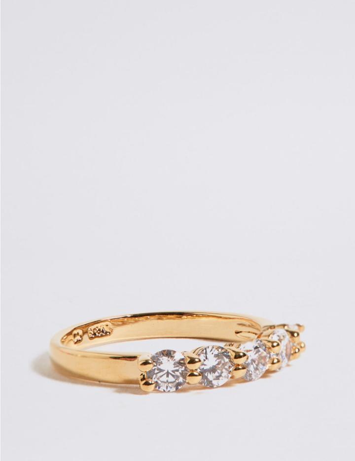 Marks & Spencer Diamant Five Stone Ring Gold Mix