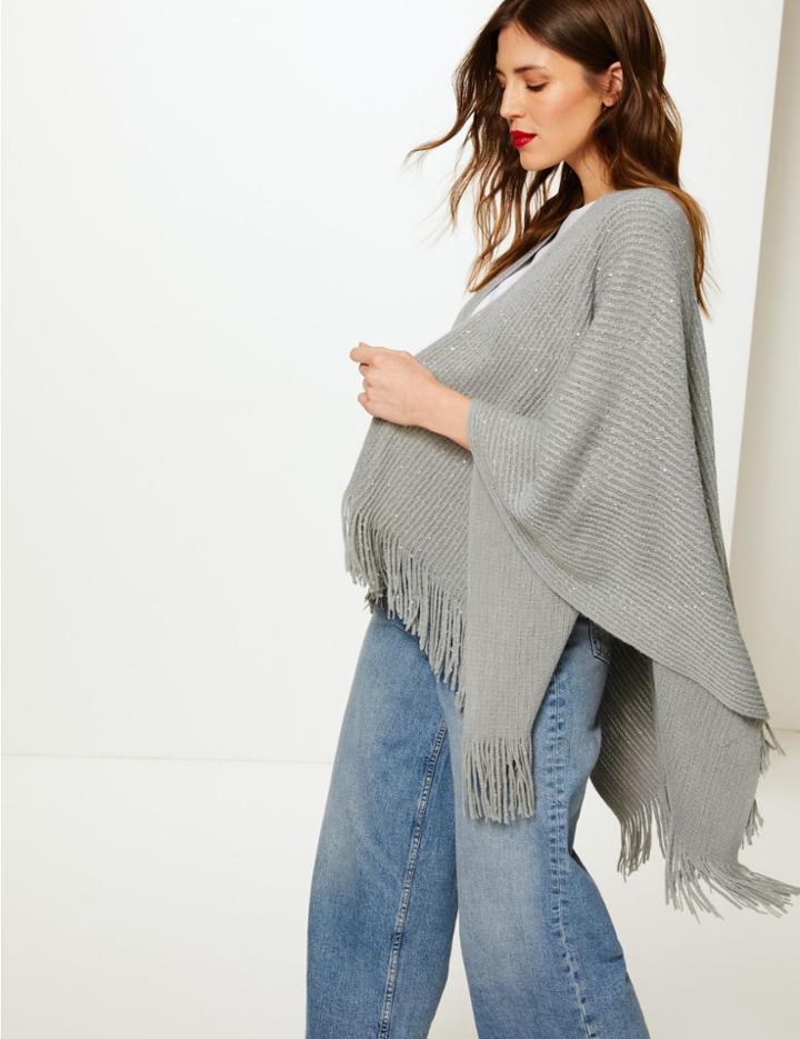 Marks & Spencer Sparkle Wrap Grey