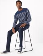 Marks & Spencer Skinny Fit Smart Jeans With Stretch Indigo