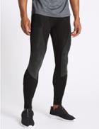 Marks & Spencer Active Quick Dry Printed Leggings Black