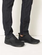 Marks & Spencer Riptape Trainers With Freshfeet&trade; Black