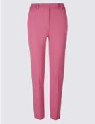 Marks & Spencer Slim Leg Trousers Hot Pink