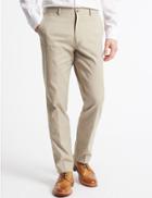 Marks & Spencer Tailored Fit Trousers Neutral