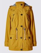 Marks & Spencer Hooded Anorak With Stormwear&trade; Ochre