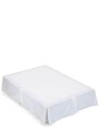 Marks & Spencer Non-iron Pure Egyptian Cotton Valance Sheet - 230 Thread Count White