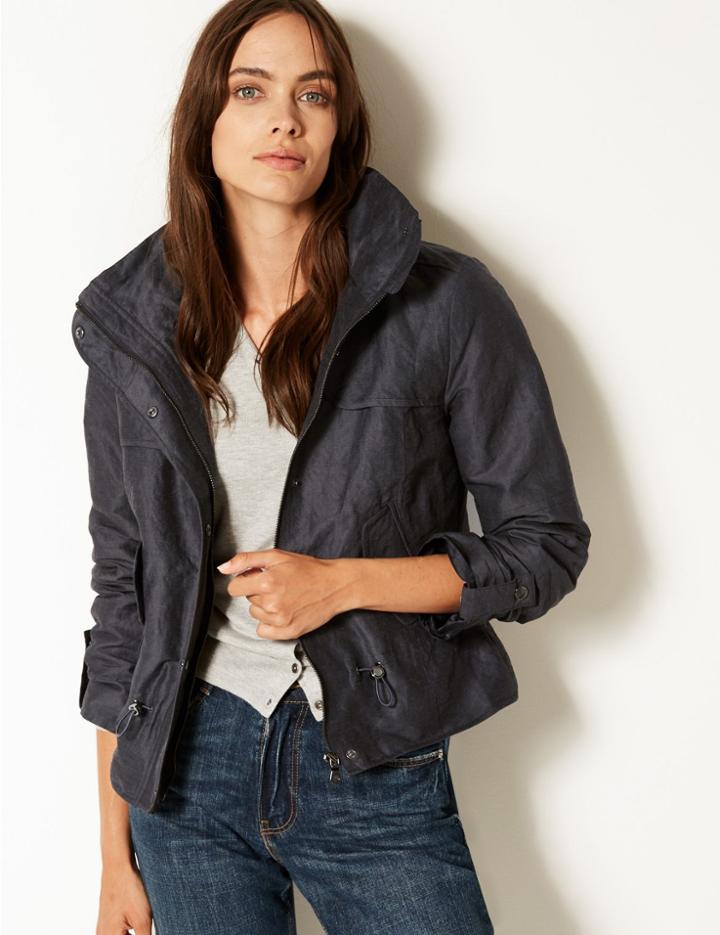 Marks & Spencer Anorak Jacket Navy