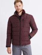 Marks & Spencer Padded Jacket With Stormwear&trade; Burgundy