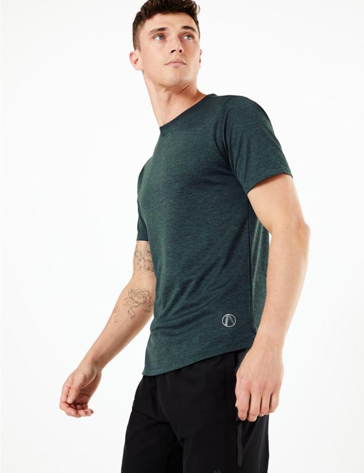 Marks & Spencer Active Crew Neck T-shirt Petrol